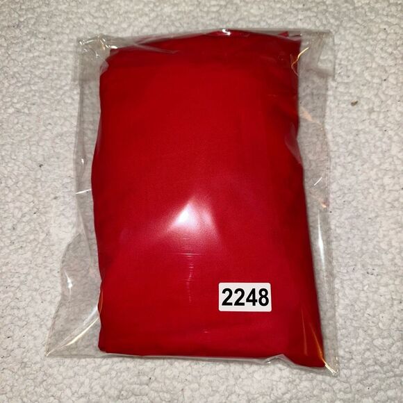 Talbots Women’s Chino Tapered Pants Solid Red Lace Up Ankle Detail 12 EUC - Picture 11 of 11